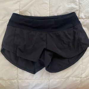 Black Lululemon shorts, size XS